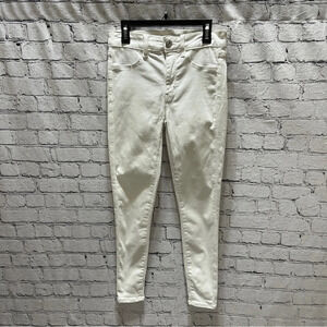 AMERICAN EAGLE Women's Next Level Stretch Hi-Rise Jegging - White, Size 2 Short